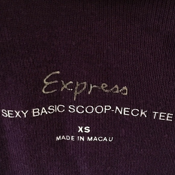 Express scoop neck tee🔮 - Picture 3 of 5